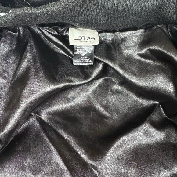 Vintage Lot 29 Looney Tunes Puffer Jacket Juniors Size L Y2K Streetwear Cropped - Picture 6 of 11